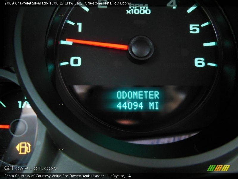 Graystone Metallic / Ebony 2009 Chevrolet Silverado 1500 LS Crew Cab