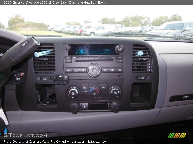 Graystone Metallic / Ebony 2009 Chevrolet Silverado 1500 LS Crew Cab