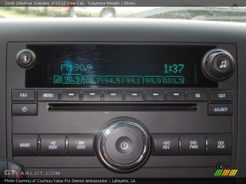 Graystone Metallic / Ebony 2009 Chevrolet Silverado 1500 LS Crew Cab