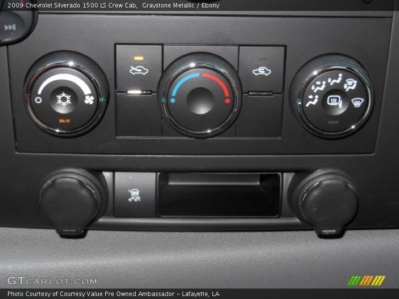 Graystone Metallic / Ebony 2009 Chevrolet Silverado 1500 LS Crew Cab
