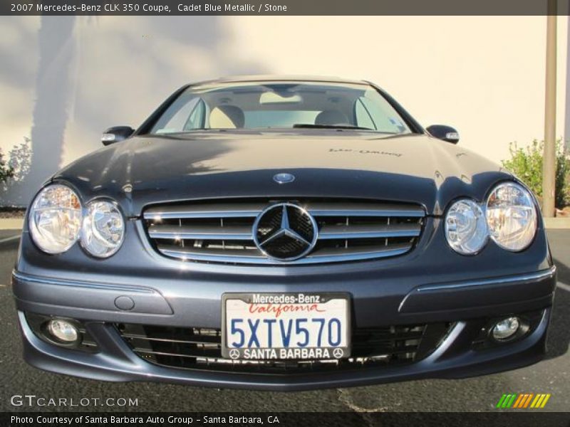 Cadet Blue Metallic / Stone 2007 Mercedes-Benz CLK 350 Coupe