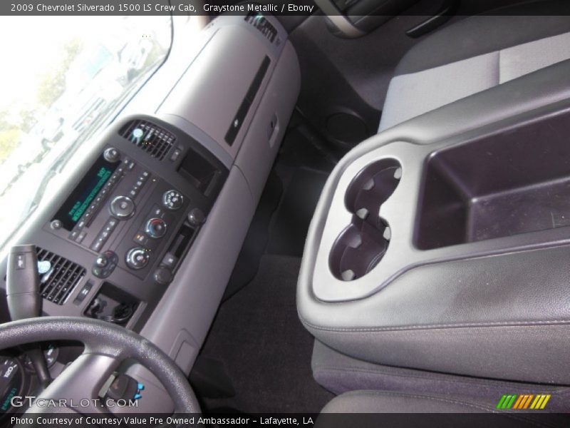 Graystone Metallic / Ebony 2009 Chevrolet Silverado 1500 LS Crew Cab