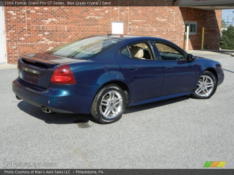  2006 Grand Prix GT Sedan Blue Green Crystal