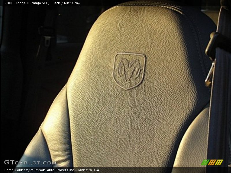 Black / Mist Gray 2000 Dodge Durango SLT