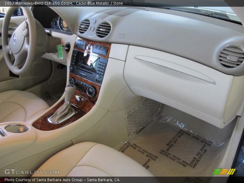 Cadet Blue Metallic / Stone 2007 Mercedes-Benz CLK 350 Coupe