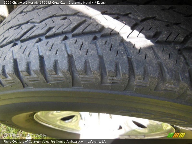 Graystone Metallic / Ebony 2009 Chevrolet Silverado 1500 LS Crew Cab