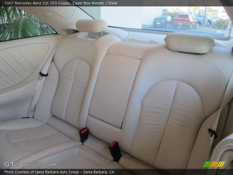 Cadet Blue Metallic / Stone 2007 Mercedes-Benz CLK 350 Coupe