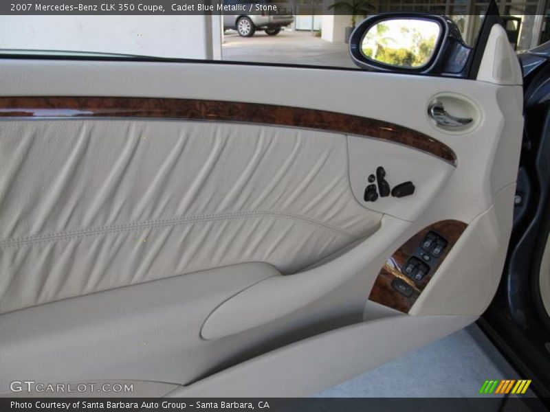 Cadet Blue Metallic / Stone 2007 Mercedes-Benz CLK 350 Coupe