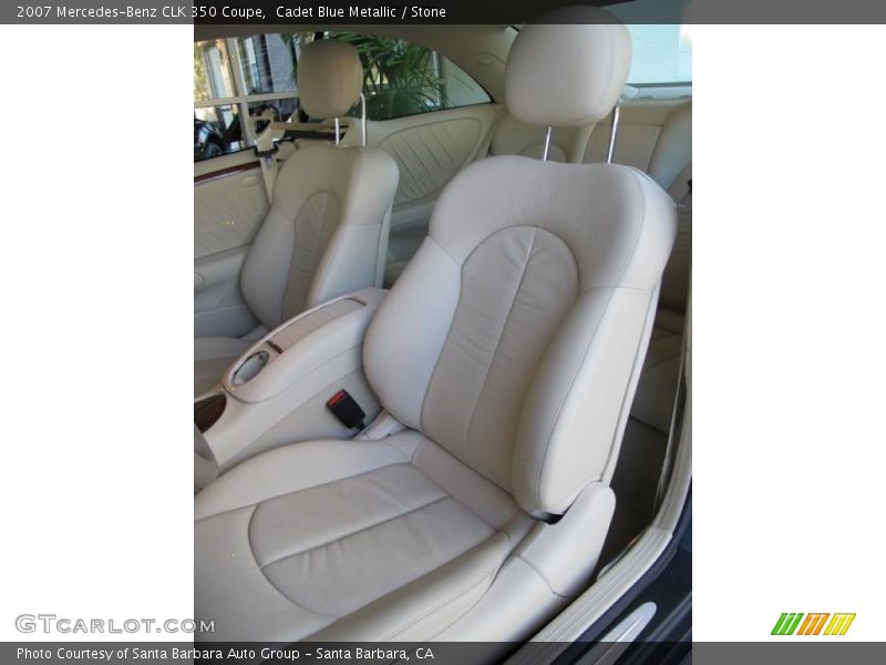 Cadet Blue Metallic / Stone 2007 Mercedes-Benz CLK 350 Coupe