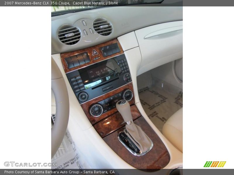 Cadet Blue Metallic / Stone 2007 Mercedes-Benz CLK 350 Coupe