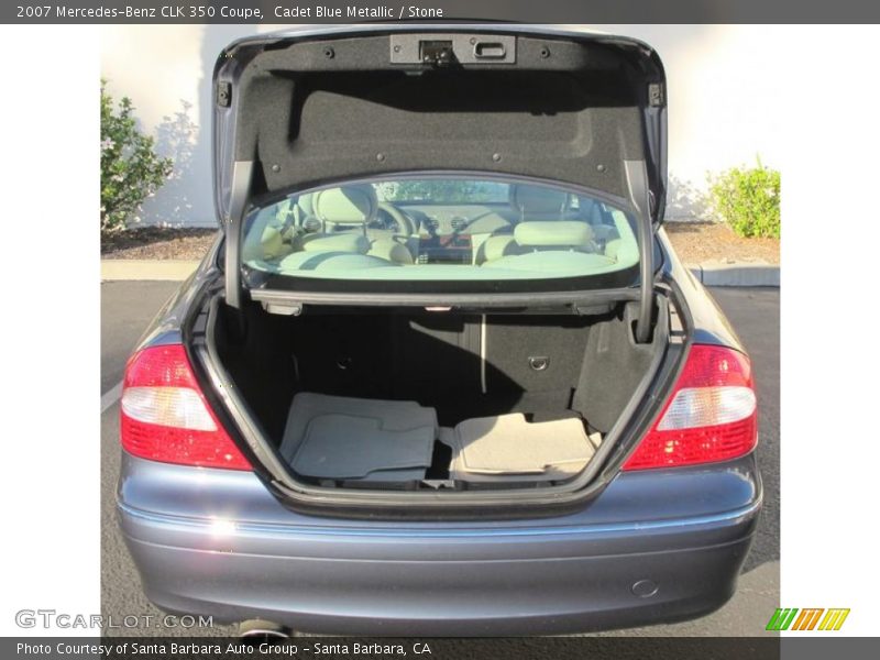 Cadet Blue Metallic / Stone 2007 Mercedes-Benz CLK 350 Coupe