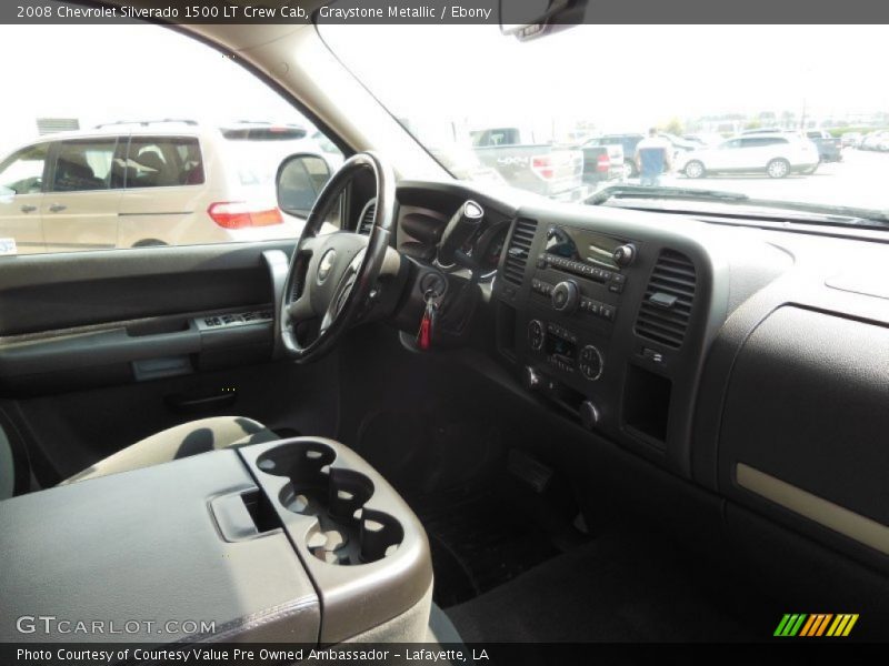 Graystone Metallic / Ebony 2008 Chevrolet Silverado 1500 LT Crew Cab