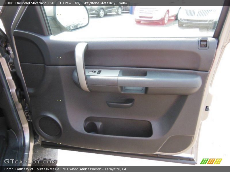 Graystone Metallic / Ebony 2008 Chevrolet Silverado 1500 LT Crew Cab