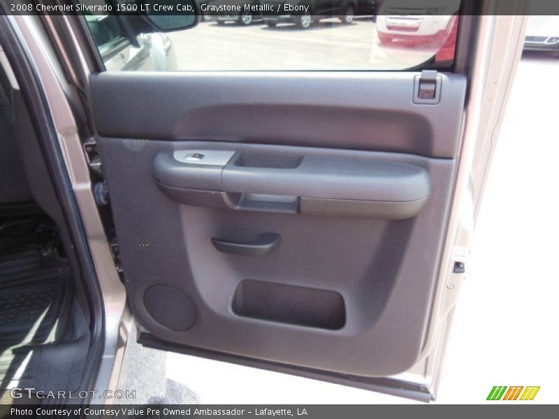 Graystone Metallic / Ebony 2008 Chevrolet Silverado 1500 LT Crew Cab