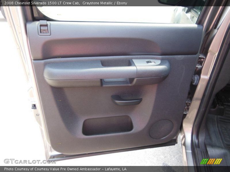 Graystone Metallic / Ebony 2008 Chevrolet Silverado 1500 LT Crew Cab