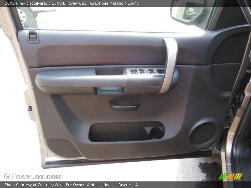 Graystone Metallic / Ebony 2008 Chevrolet Silverado 1500 LT Crew Cab