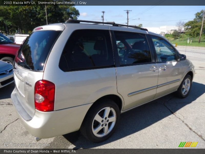 Shimmering Sand Metallic / Gray 2003 Mazda MPV LX