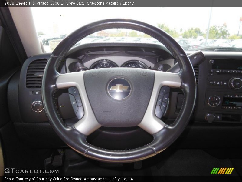 Graystone Metallic / Ebony 2008 Chevrolet Silverado 1500 LT Crew Cab