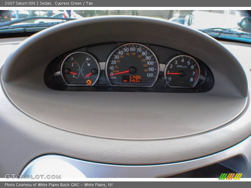 Cypress Green / Tan 2007 Saturn ION 2 Sedan