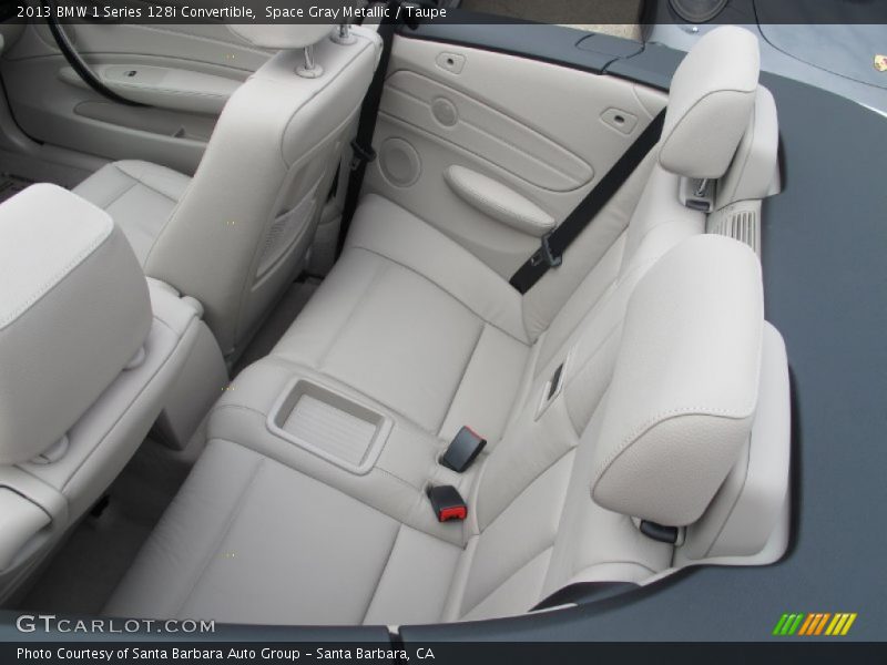 Rear Seat of 2013 1 Series 128i Convertible