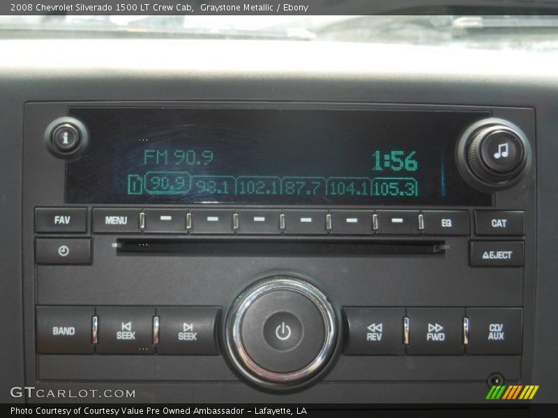 Graystone Metallic / Ebony 2008 Chevrolet Silverado 1500 LT Crew Cab