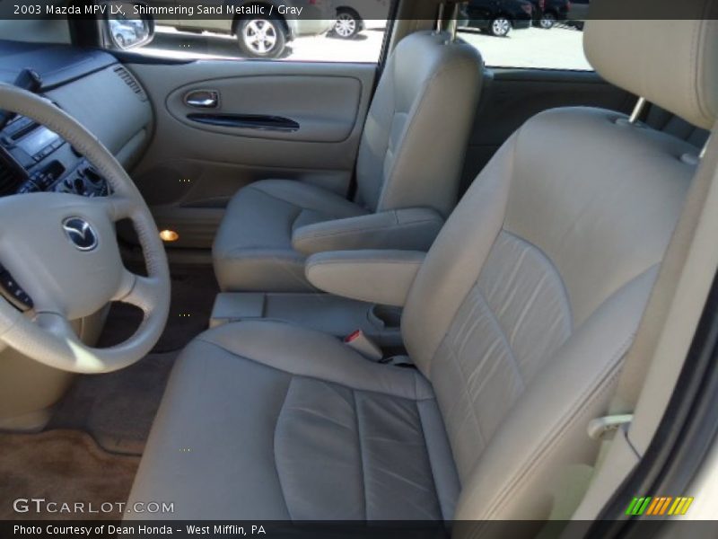 Shimmering Sand Metallic / Gray 2003 Mazda MPV LX