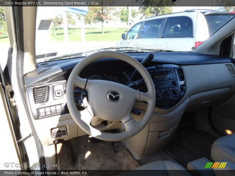 Shimmering Sand Metallic / Gray 2003 Mazda MPV LX