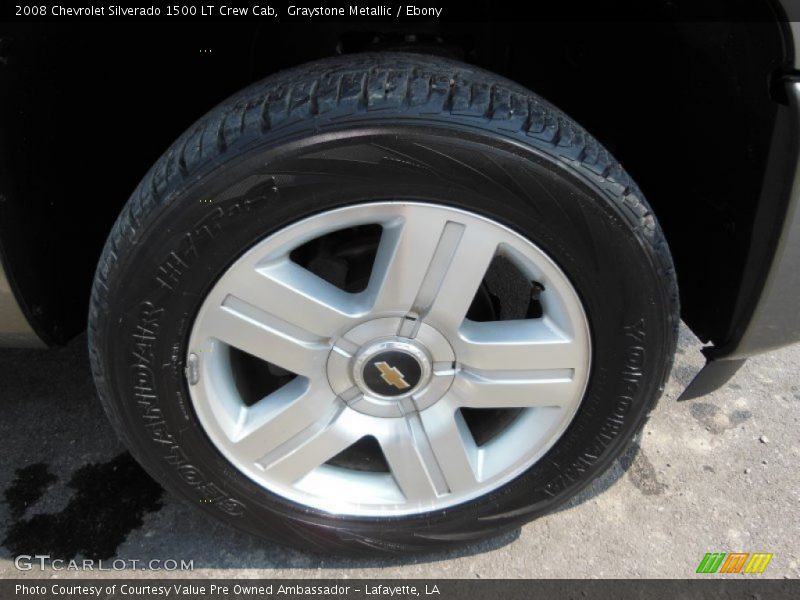 Graystone Metallic / Ebony 2008 Chevrolet Silverado 1500 LT Crew Cab