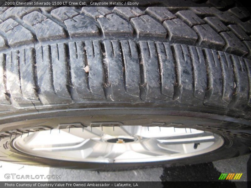 Graystone Metallic / Ebony 2008 Chevrolet Silverado 1500 LT Crew Cab