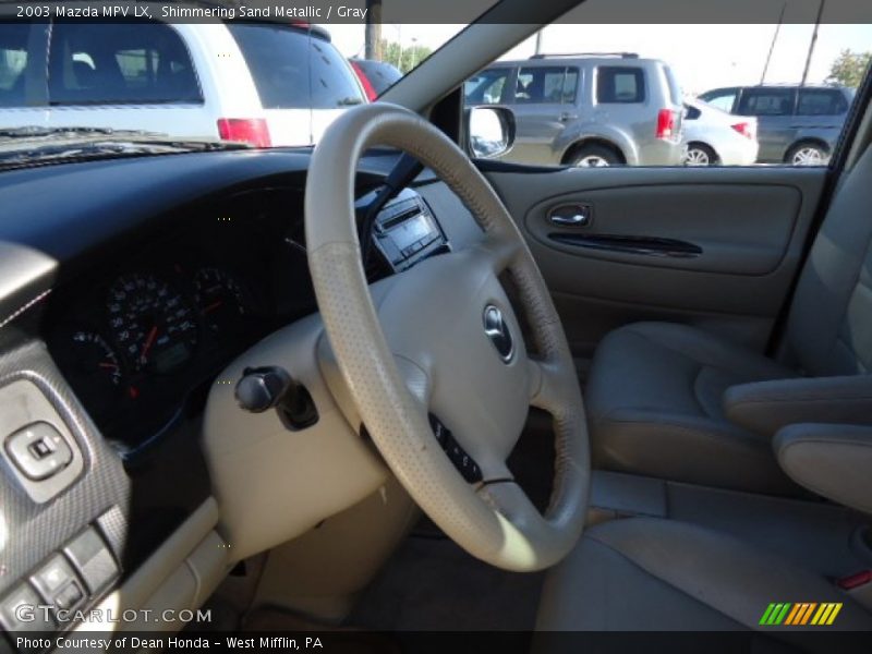 Shimmering Sand Metallic / Gray 2003 Mazda MPV LX