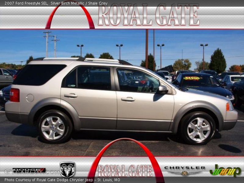 Silver Birch Metallic / Shale Grey 2007 Ford Freestyle SEL