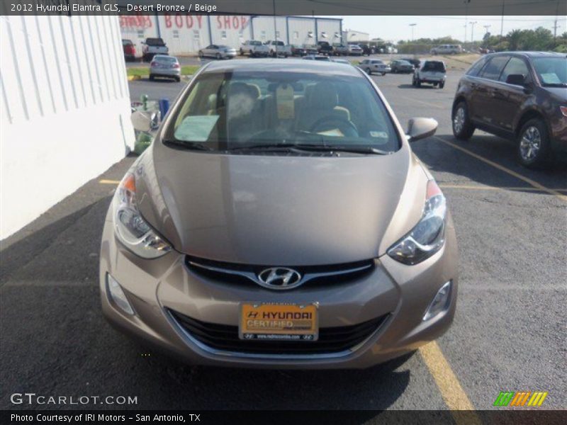 Desert Bronze / Beige 2012 Hyundai Elantra GLS