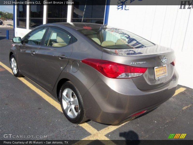 Desert Bronze / Beige 2012 Hyundai Elantra GLS