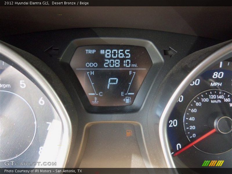 Desert Bronze / Beige 2012 Hyundai Elantra GLS
