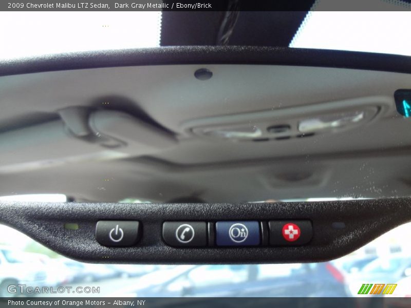 Dark Gray Metallic / Ebony/Brick 2009 Chevrolet Malibu LTZ Sedan