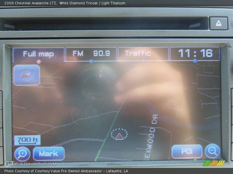 White Diamond Tricoat / Light Titanium 2009 Chevrolet Avalanche LTZ