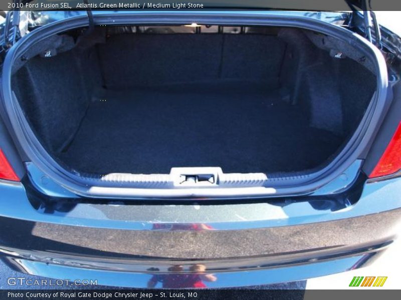 Atlantis Green Metallic / Medium Light Stone 2010 Ford Fusion SEL