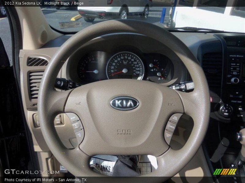 Midnight Black / Beige 2012 Kia Sedona LX