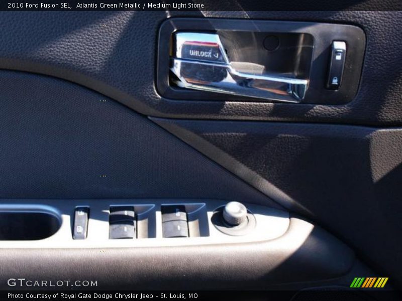 Atlantis Green Metallic / Medium Light Stone 2010 Ford Fusion SEL