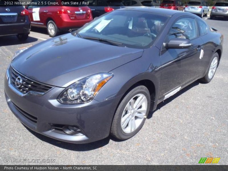 Dark Slate / Red 2012 Nissan Altima 2.5 S Coupe