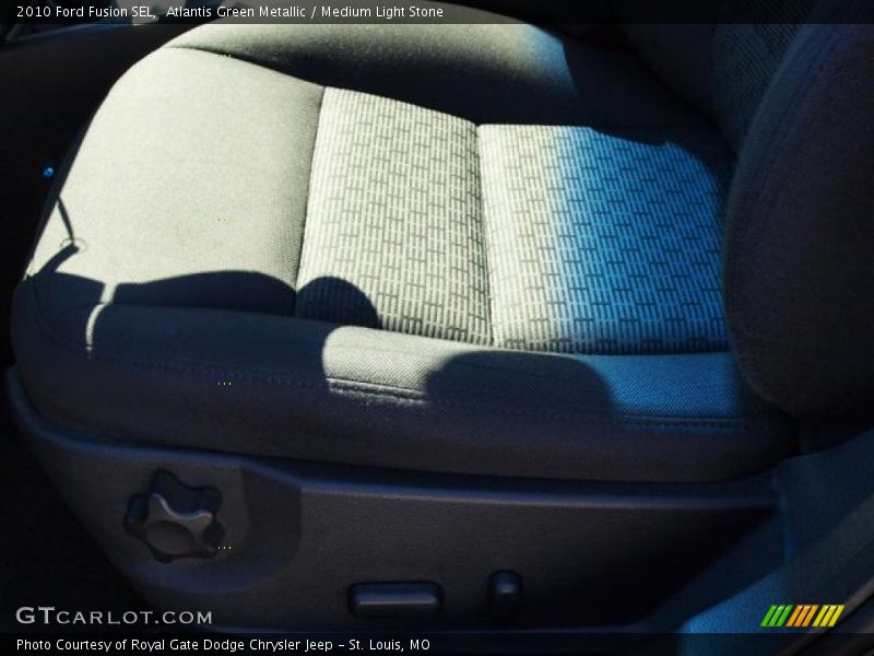 Atlantis Green Metallic / Medium Light Stone 2010 Ford Fusion SEL