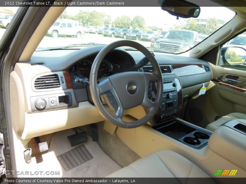 Black / Light Cashmere/Dark Cashmere 2012 Chevrolet Tahoe LT