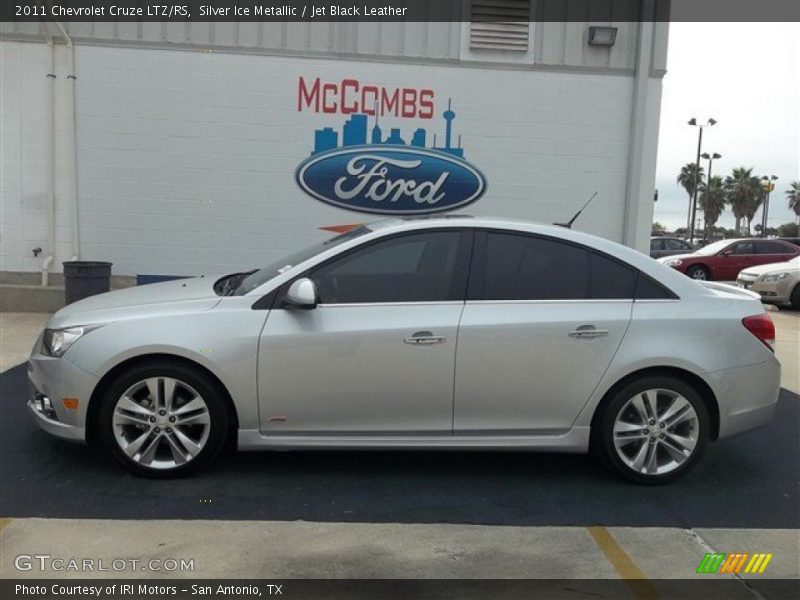 Silver Ice Metallic / Jet Black Leather 2011 Chevrolet Cruze LTZ/RS