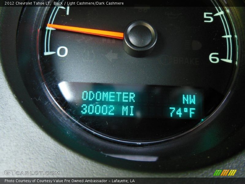 Black / Light Cashmere/Dark Cashmere 2012 Chevrolet Tahoe LT