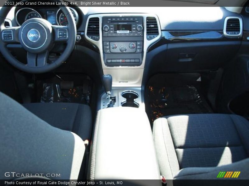 Bright Silver Metallic / Black 2013 Jeep Grand Cherokee Laredo 4x4