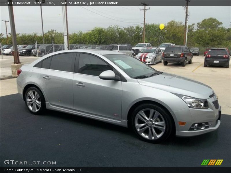 Silver Ice Metallic / Jet Black Leather 2011 Chevrolet Cruze LTZ/RS