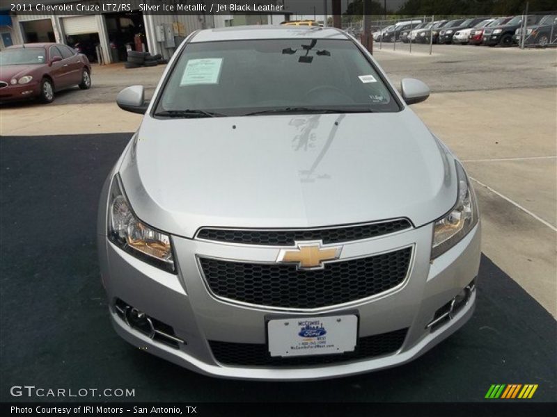 Silver Ice Metallic / Jet Black Leather 2011 Chevrolet Cruze LTZ/RS