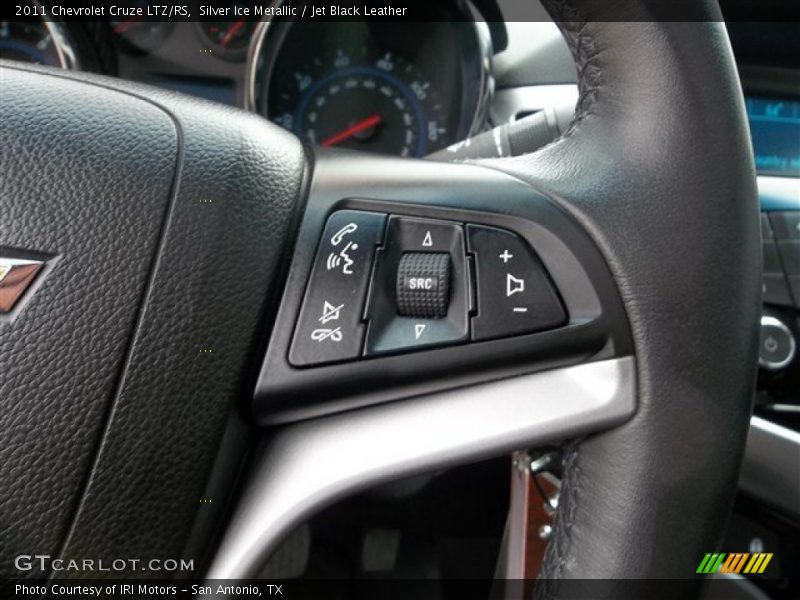 Silver Ice Metallic / Jet Black Leather 2011 Chevrolet Cruze LTZ/RS