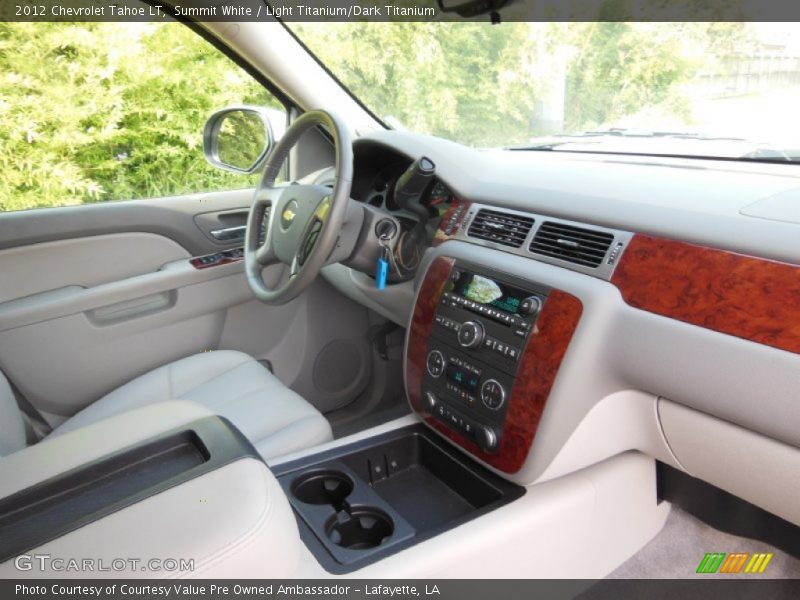 Summit White / Light Titanium/Dark Titanium 2012 Chevrolet Tahoe LT