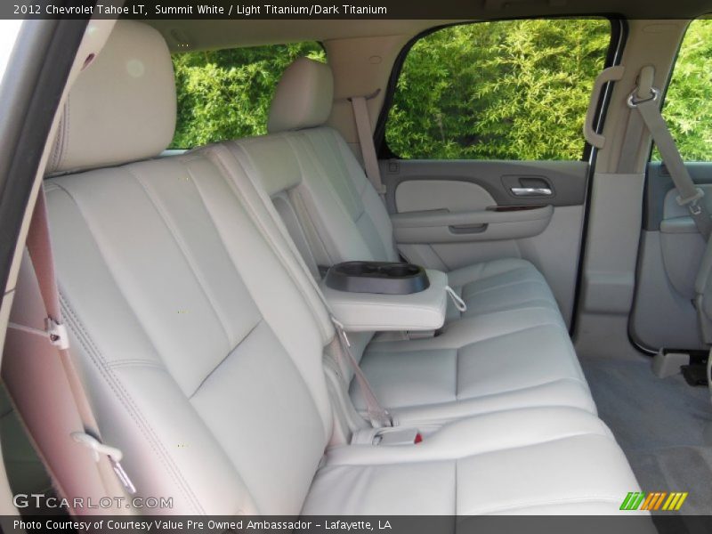 Summit White / Light Titanium/Dark Titanium 2012 Chevrolet Tahoe LT